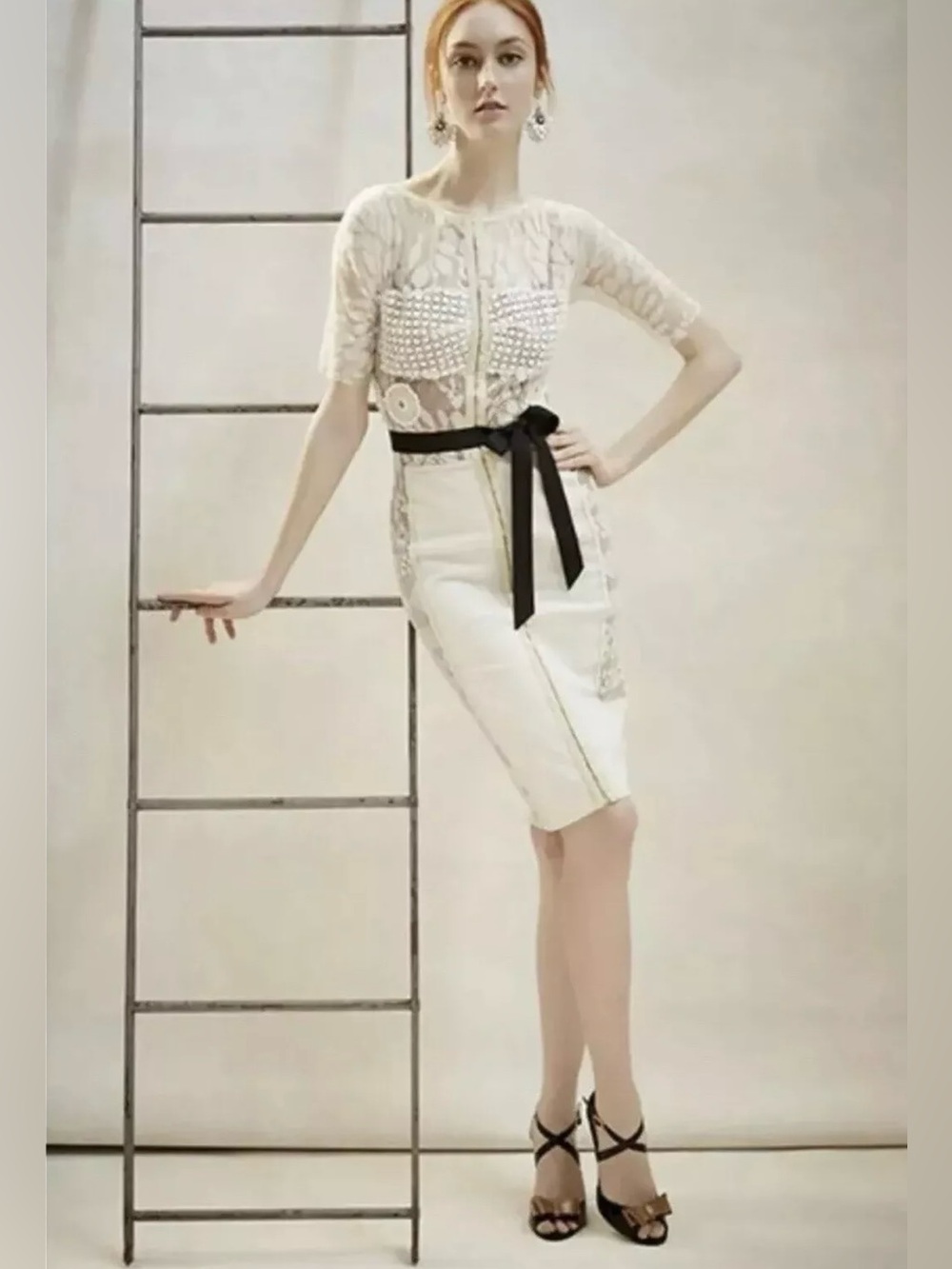 Beguile by Byron Lars Lace Dress Size 2
